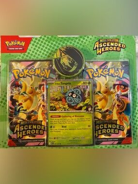 Pokemon Ascended Heroes Card Pack Set - Green, Yellow